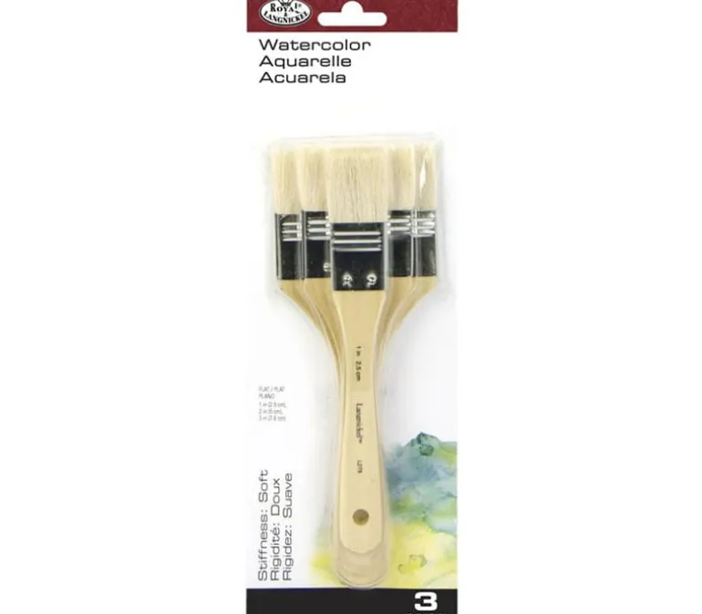 Royal Brush Large Area Goat Hair Brush Set – 3 Piece