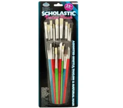 Royal Brush Stencil Brush Value Pack – 25-Piece Set for Stenciling & Texture Effects