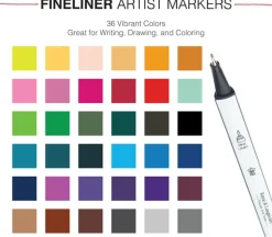 Royal Fineliner Artist Marker Set (view sets)