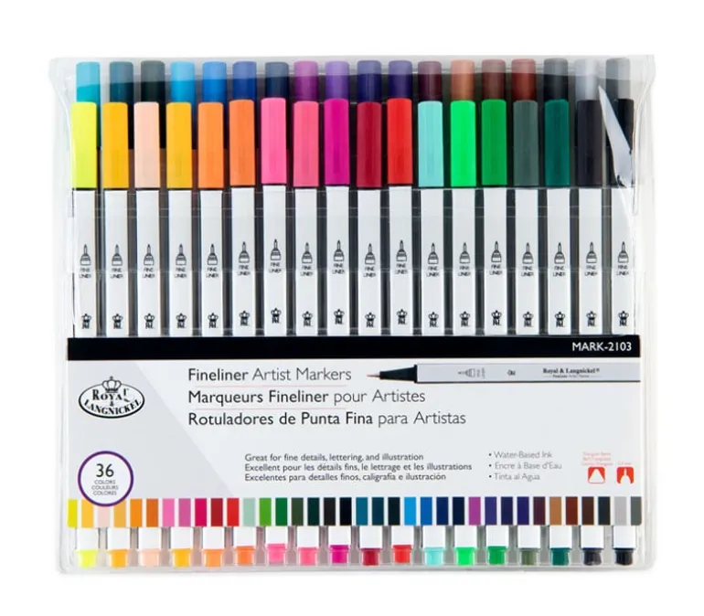 Royal Fineliner Artist Marker Set (view sets)