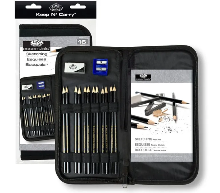 Royal Keep N’ Carry Sketching Set – 16 Piece