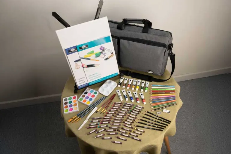 Royal & Langnickel Essentials Mixed Media 3-Tier Art Set 100pc