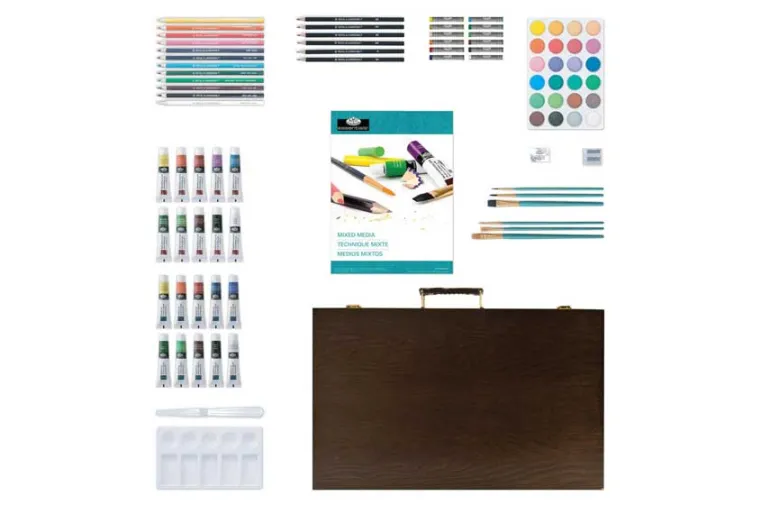 Royal & Langnickel Essentials Mixed Media 3-Tier Art Set 100pc