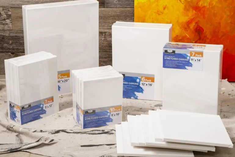 Royal & Langnickel Essentials Stretched Canvas Value Packs