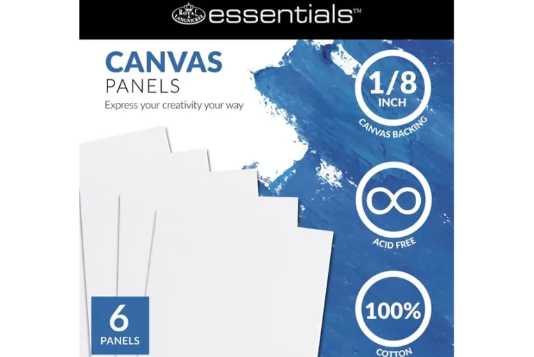 Royal & Langnickel Essentials Canvas Panels Value Packs – 6pc.
