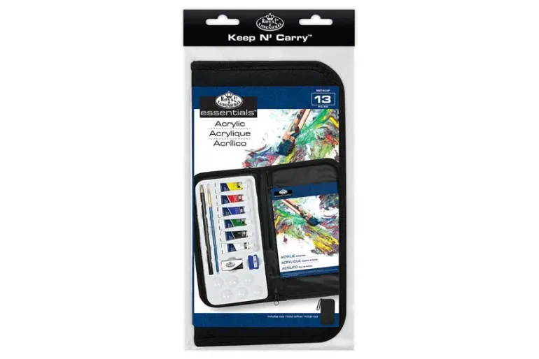 Royal & Langnickel Essentials Mixed Media Art Set & Easel 48pc