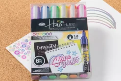 Royal & Langnickel Halo Hues Outline Marker Set – 6 Piece – 3mm Silver Core