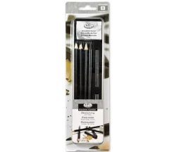 Royal Mini Tin Art Set – Sketch Pencils & Graphite Sticks 6-Piece