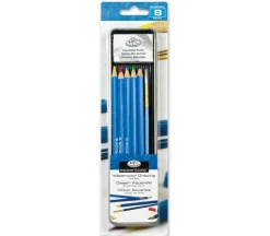 Royal Mini Tin Art Set – Sketch Pencils & Graphite Sticks 6-Piece