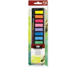 Royal Mini Tin Art Set – Watercolor Pencil and Brush