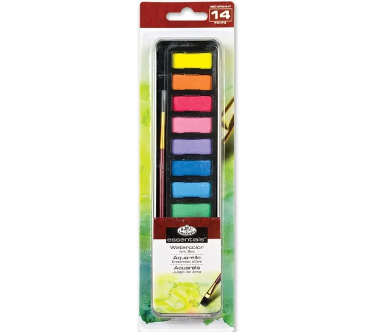 Royal Mini Tin Art Set – Watercolor Pencil and Brush
