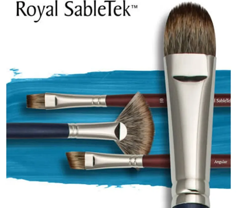 Royal Sabletek Long Handle Brush (view styles/sizes)