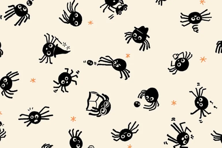 Ruby Star Freaky Familiars 5-inch Fabric Charm Pack, 42 Count