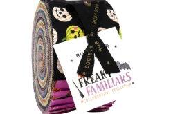 Ruby Star Freaky Familiars 5-inch Fabric Charm Pack, 42 Count