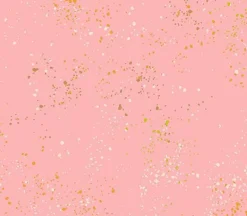 Ruby Star Speckled on Balmy Pink