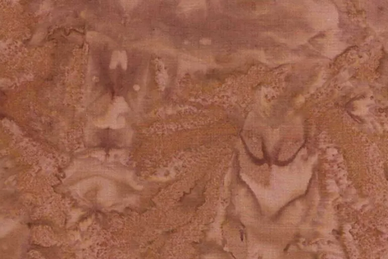 Rustic Riches Batiks Leaves and Dots in Bronze