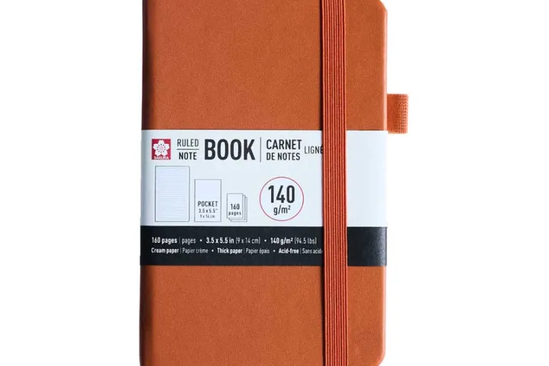 Sakura 140gsm A5 Hardcover Ruled Notebook – Deep Indigo