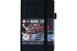 Sakura 140gsm A5 Hardcover Ruled Notebook – Amber