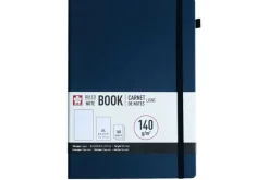 Sakura 140gsm A4 Hardcover Ruled Notebook – Deep Indigo