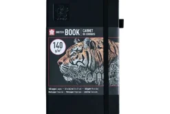 Sakura 140gsm A4 Hardcover Sketchbook – Black Paper