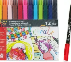 Sakura Koi Watercolor Brush Pen Set – 12 Colors