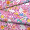 Sanrio Hello Kitty Sweet Toss on Pink Fabric