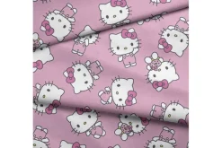 Sanrio Kawaii Crowd Hello Kitty Fabric