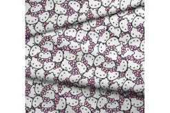 Sanrio Kawaii Crowd Hello Kitty Fabric