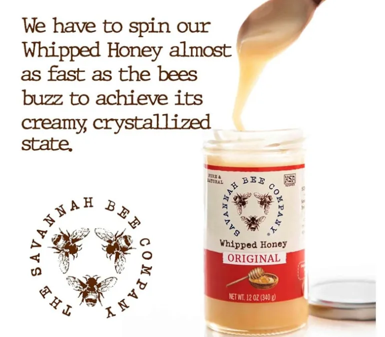 Savannah Bee Company Whipped Honey with Pumpkin Spice – 3-ounce