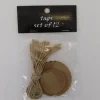 Scalloped Circle Kraft Tags – 12 Piece