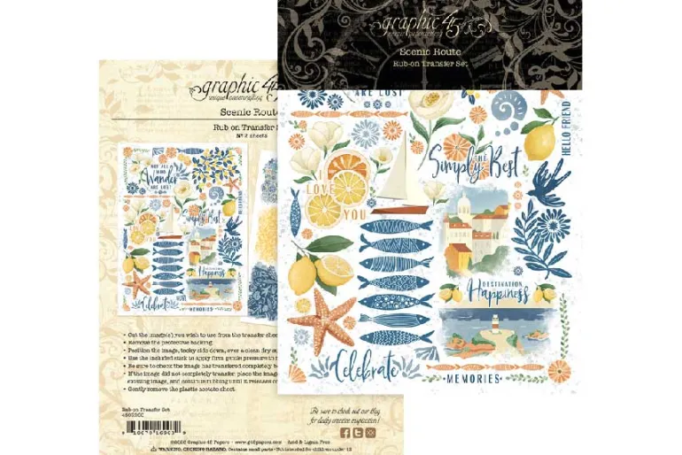 Scenic Route Rub-on Transfers