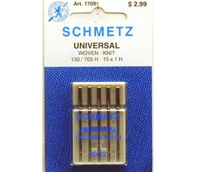 Schmetz Needle – Universal Size 80/12 – 5 Piece