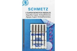 Schmetz Super NonStick Machine Needles 80/12, 5 Count