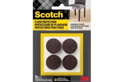 Scotch Round Felt Pads – 1″