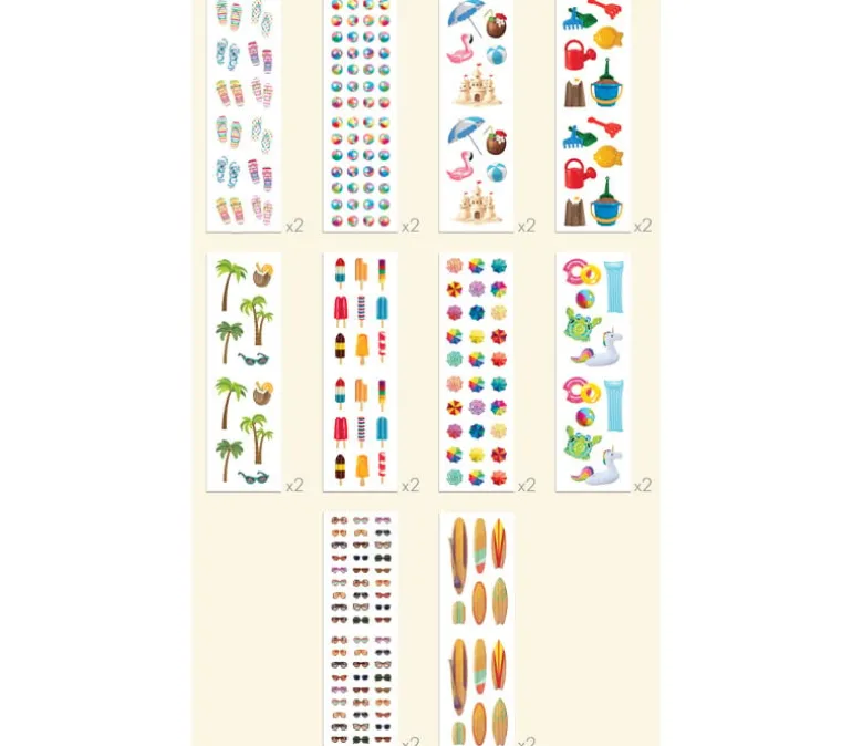 Scratch And Sniff Sticker Folio – Beach