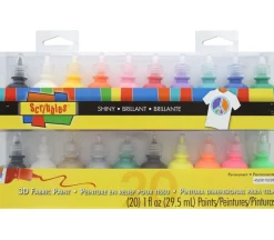 Scribbles 3-D Fabric Paint Set – 20 Piece