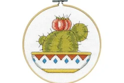 Sea Life Cross Stitch Kit with 6-inch Hoop 7167