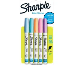 Sharpie Paint Markers Set – Extra-Fine Tip – 5 Piece
