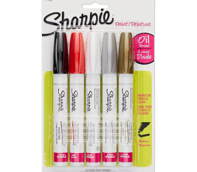 Sharpie Paint Markers Set – Medium Tip – 5 Piece