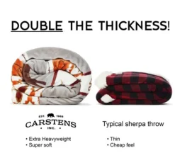 Sherpa Throw Blanket – Hair on Hide