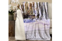 Sherpa Throw Blanket – Hidden Lake