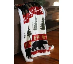 Sherpa Throw Blanket – Hidden Lake
