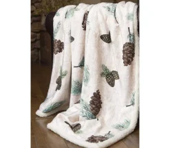Sherpa Throw Blanket – Hidden Lake