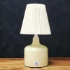 8″ Silver Lamp with Touch Control