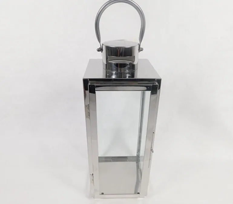 Silver Metal Lantern – Large