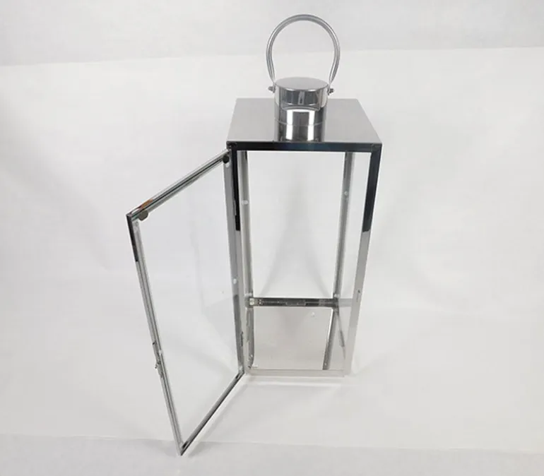 Silver Metal Lantern – Large