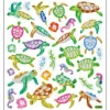 Silver & White Snowflakes Sticker Sheet