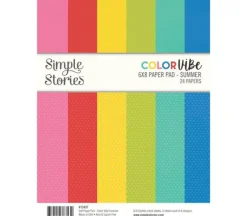 Simple Stories Color Vibe Paper Pad – Summer
