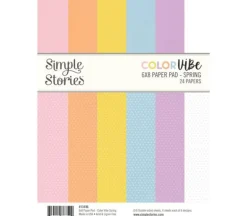 Simple Stories Color Vibe Paper Pad – Spring