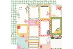 Simple Stories Pink Lemonade 12×12 Paper – Love This Life
